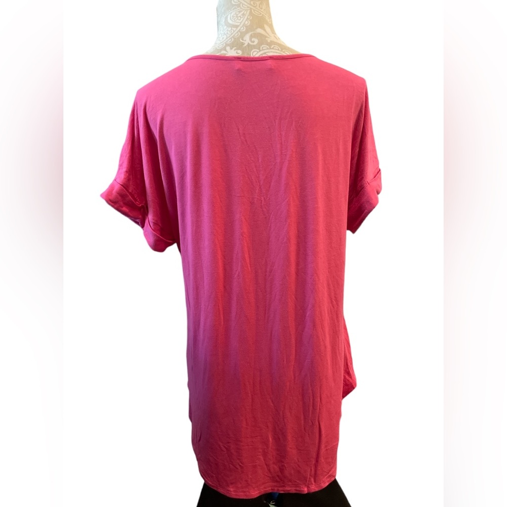 Zenana Women’s Size Medium Pink Top - Picture 3 of 4